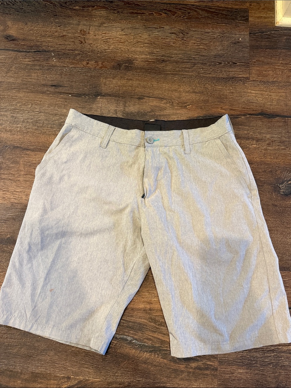 burnside Men's Charcoal Waistband Casual Shorts
